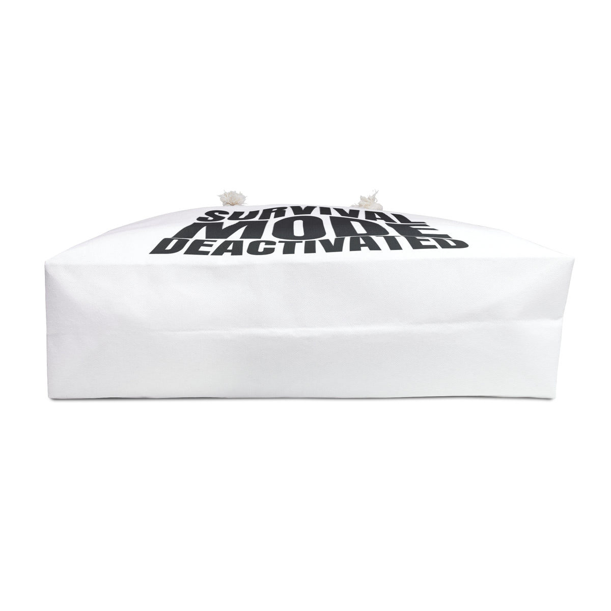 Weekender Bag — “Survival Mode Deactivated” Canvas Tote for Travel & Relaxation