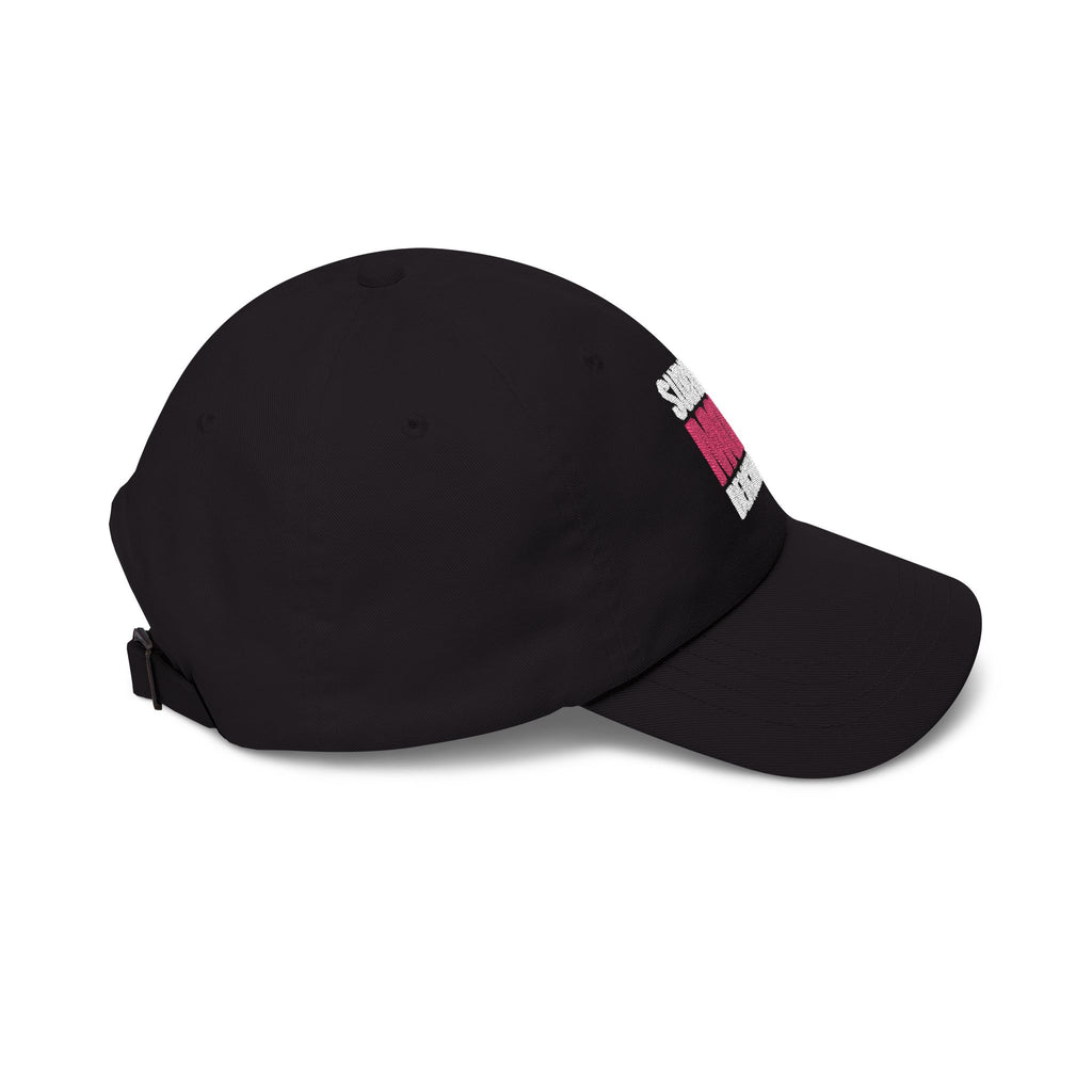 Dad Cap — Pink "MODE" Embroidered Classic Baseball Hat