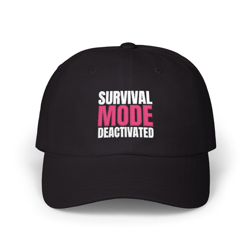 Dad Cap — Pink "MODE" Embroidered Classic Baseball Hat